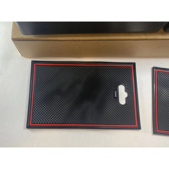 Center Console Organizer Armrest Accessories Tray for Ford 2015 2020 F150 Black - Picture 7 of 16